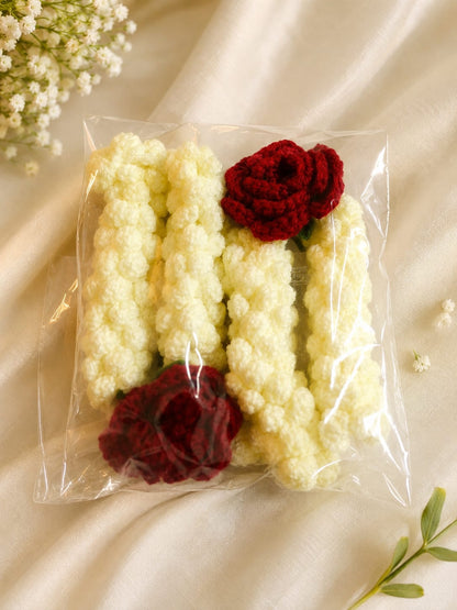 Handmade Crochet Flower Bracelet
