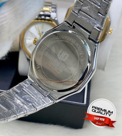 Luxury Blue Dial Two-Tone Stainless Steel Watch – Gold Edition