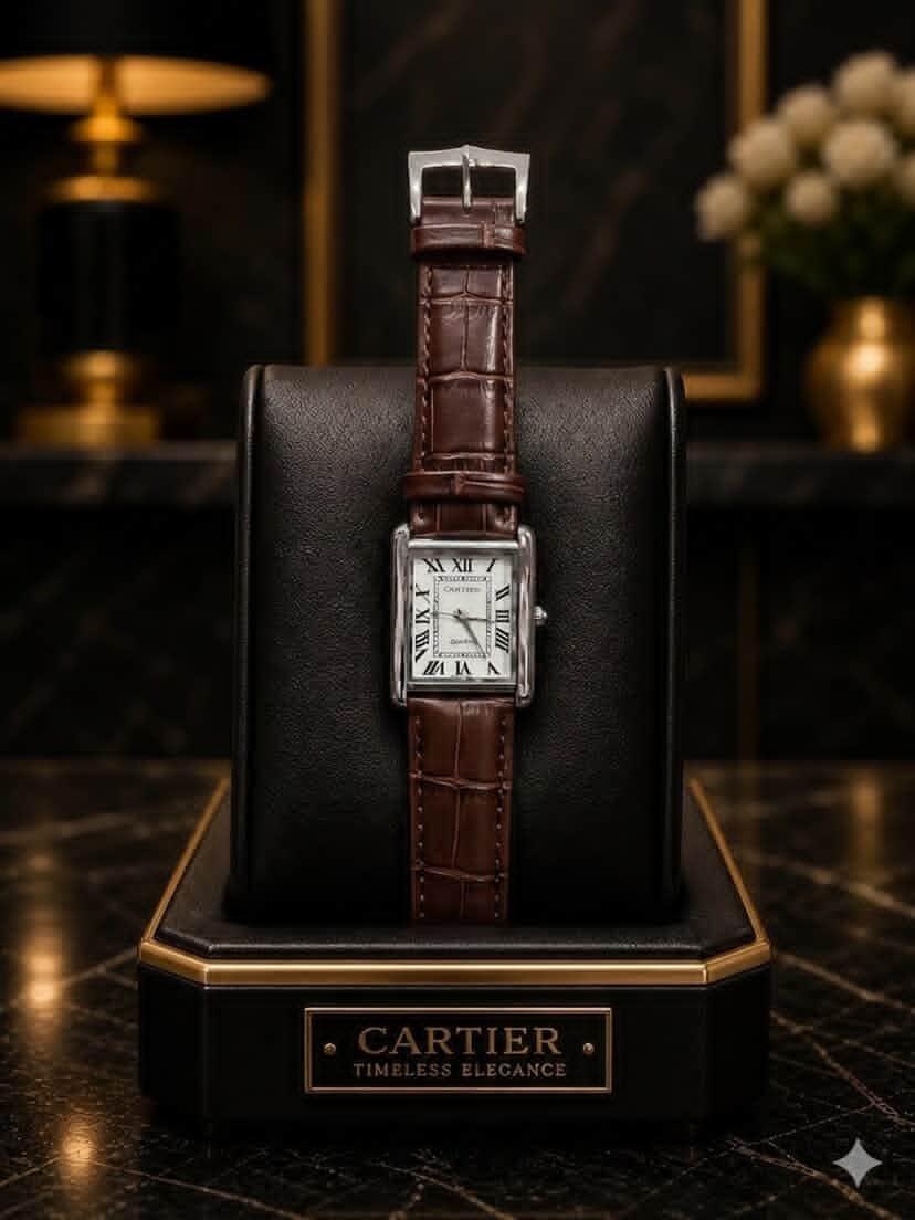 ZOLVEX Timeless Square Leather Watch – Luxury Classic Analog Watch for Men & Women MASTER COPY